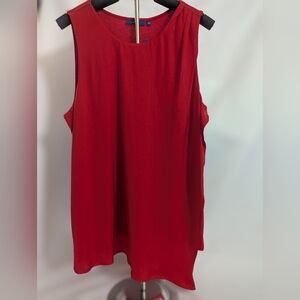 NWT Apt. 9 Women's Red Sleeveless Top